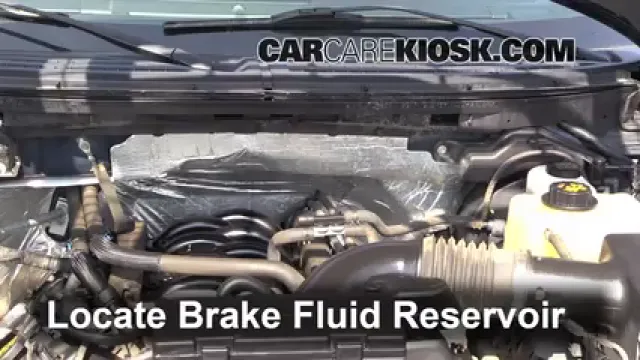 2012 Ford F-150 XLT 5.0L V8 FlexFuel Crew Cab Pickup Liquide de frein Ajouter du liquide